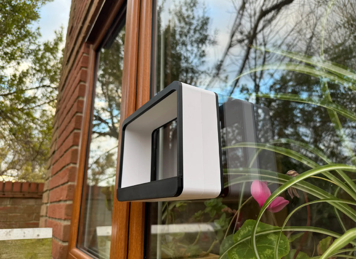 Window Bird Feeder with Removable Food Tray - Customizable Size and Color