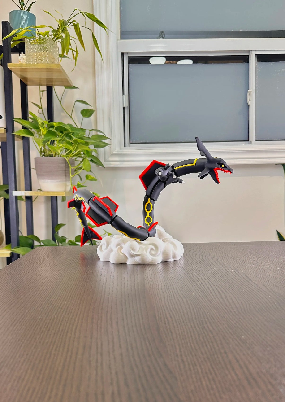 Rayquaza (Pokemon) Fully disassembled 23cm tall