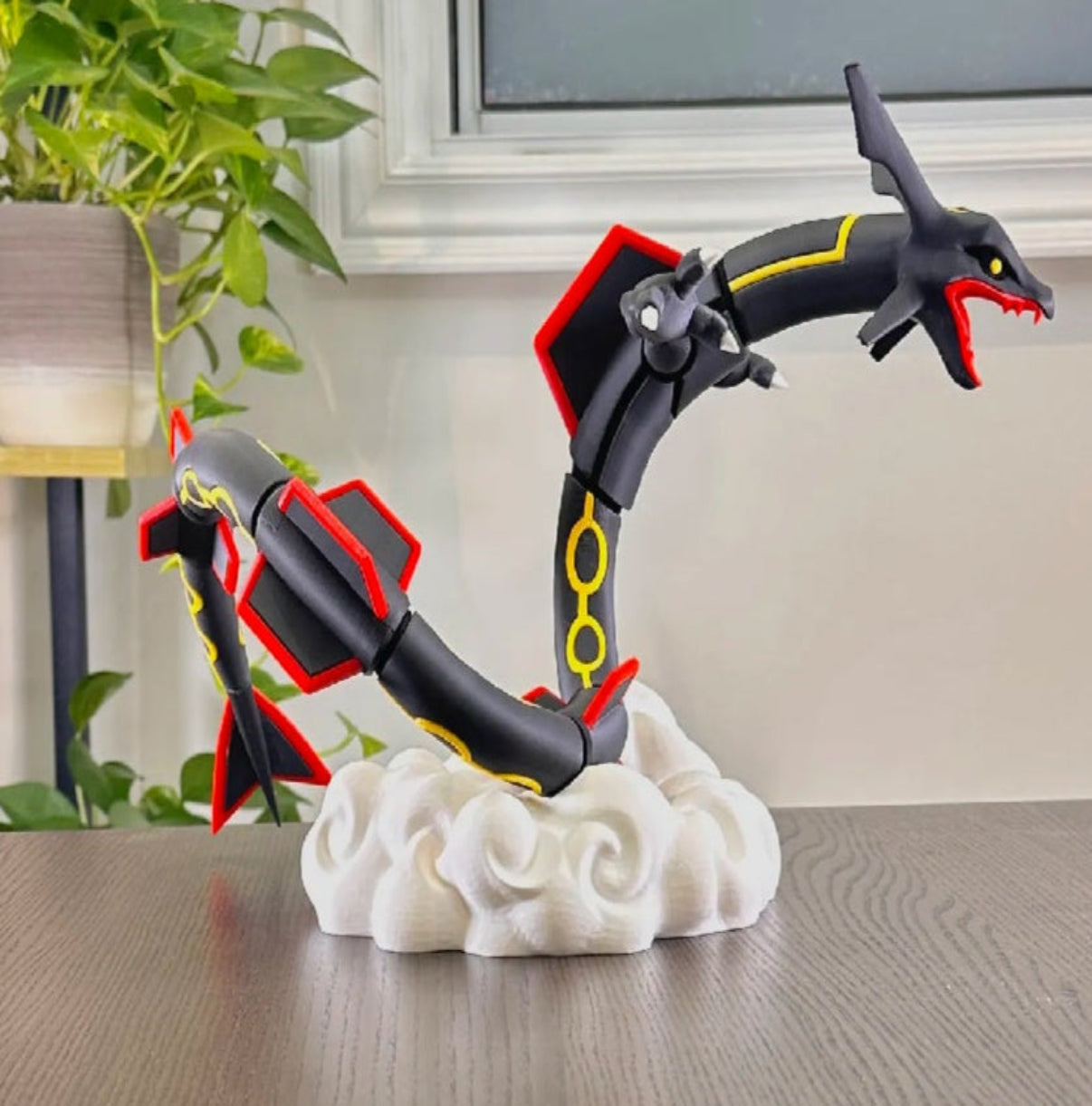 Rayquaza Pokemon-Inspired - Fully disassembled 23cm tall