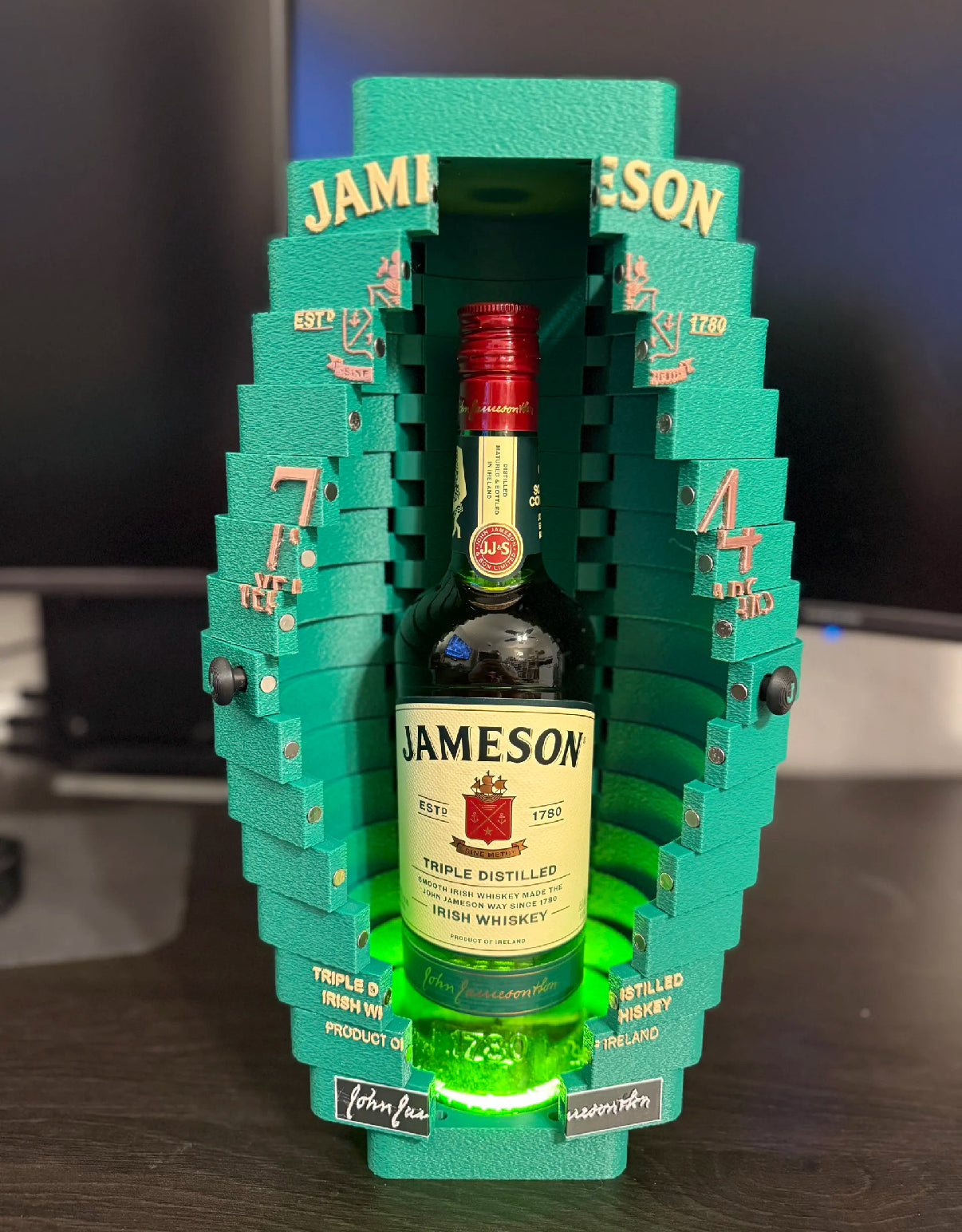 Folding Door Wine Box (lights and liquors are not included)