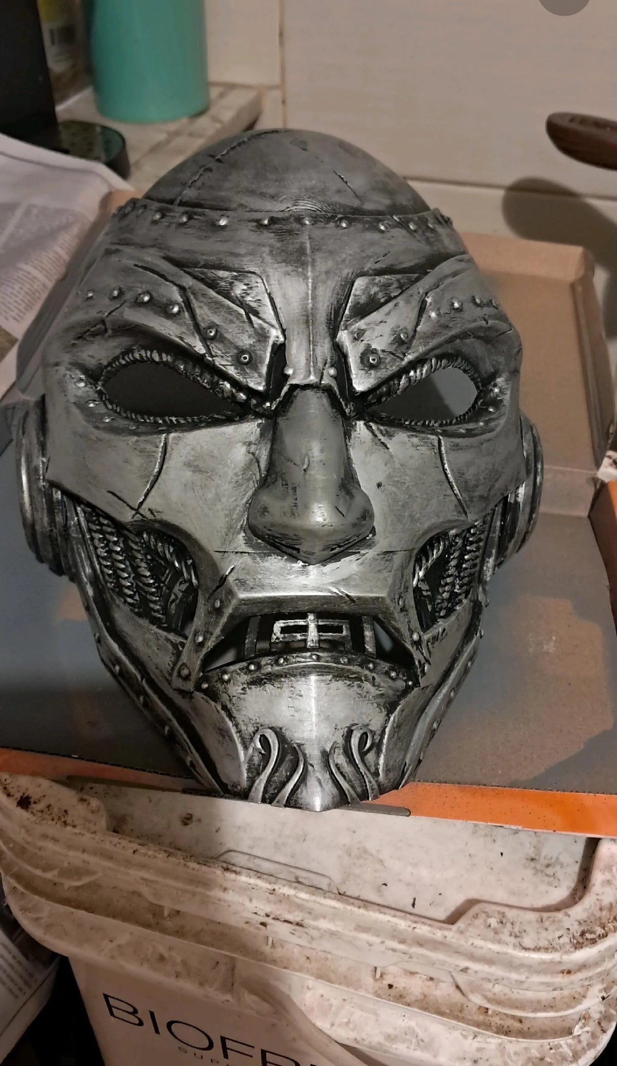 Dr. Doom mask (life size) - marvel