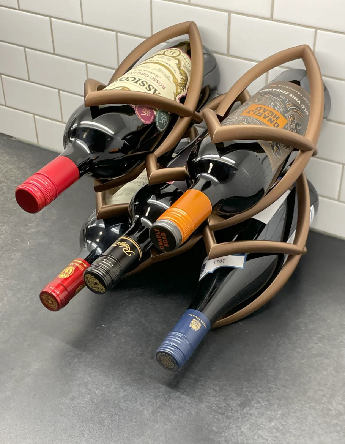Wine Rack for 5 Bottles – Customizable
