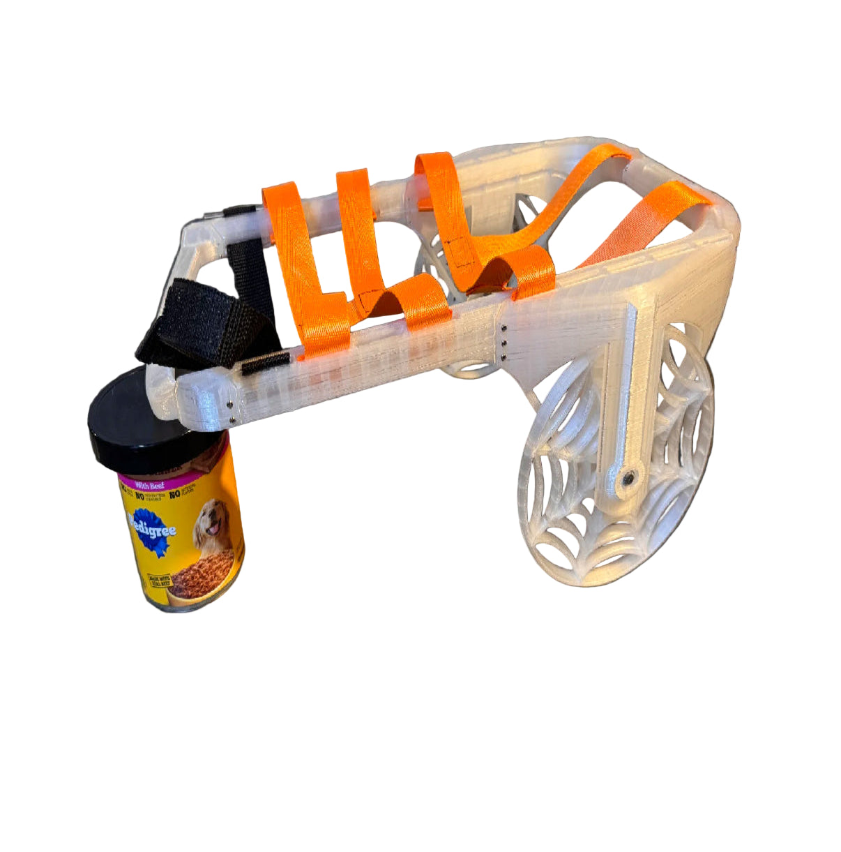 Handicap Dog Cart - Customized 3D-Printed