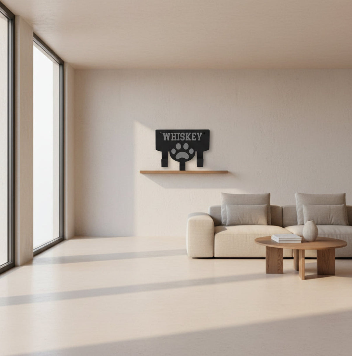 Dog Leash Holder with Name - Customizable