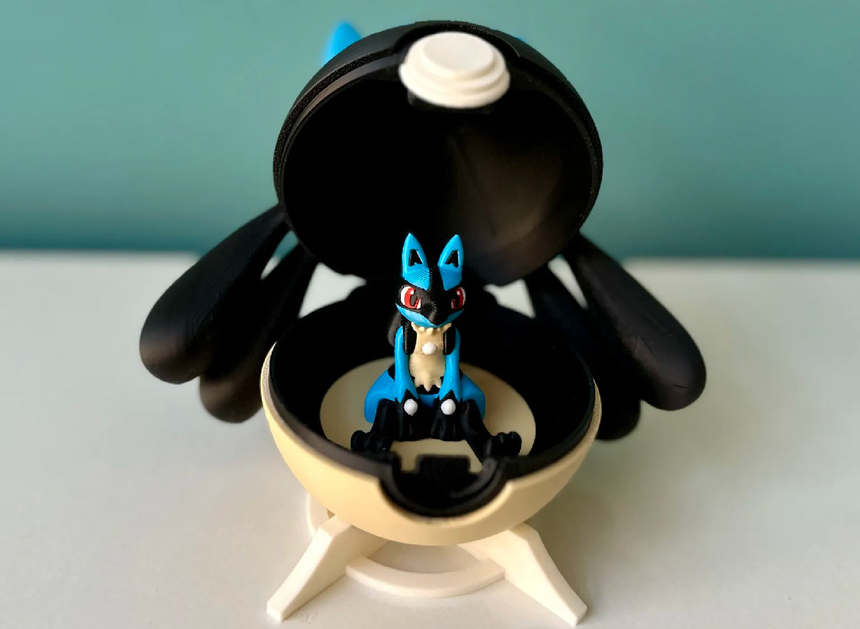 Lucario Ball - Pokemon - Pokeball Functional