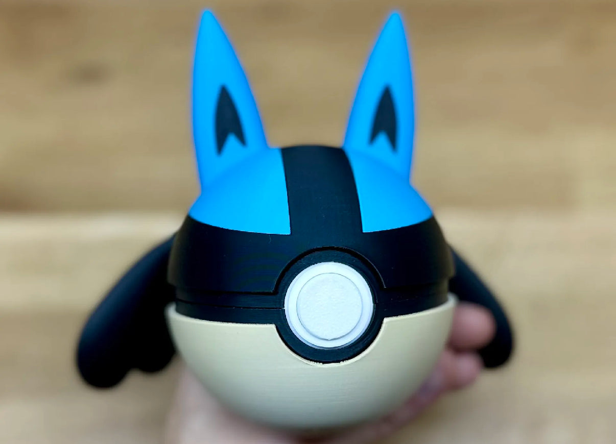 Lucario Ball - Pokemon - Pokeball Functional