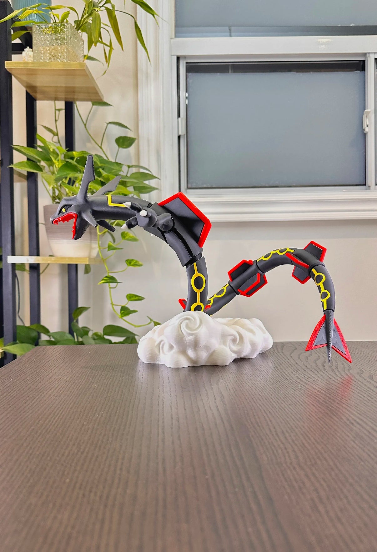 Rayquaza (Pokemon) Fully disassembled 23cm tall