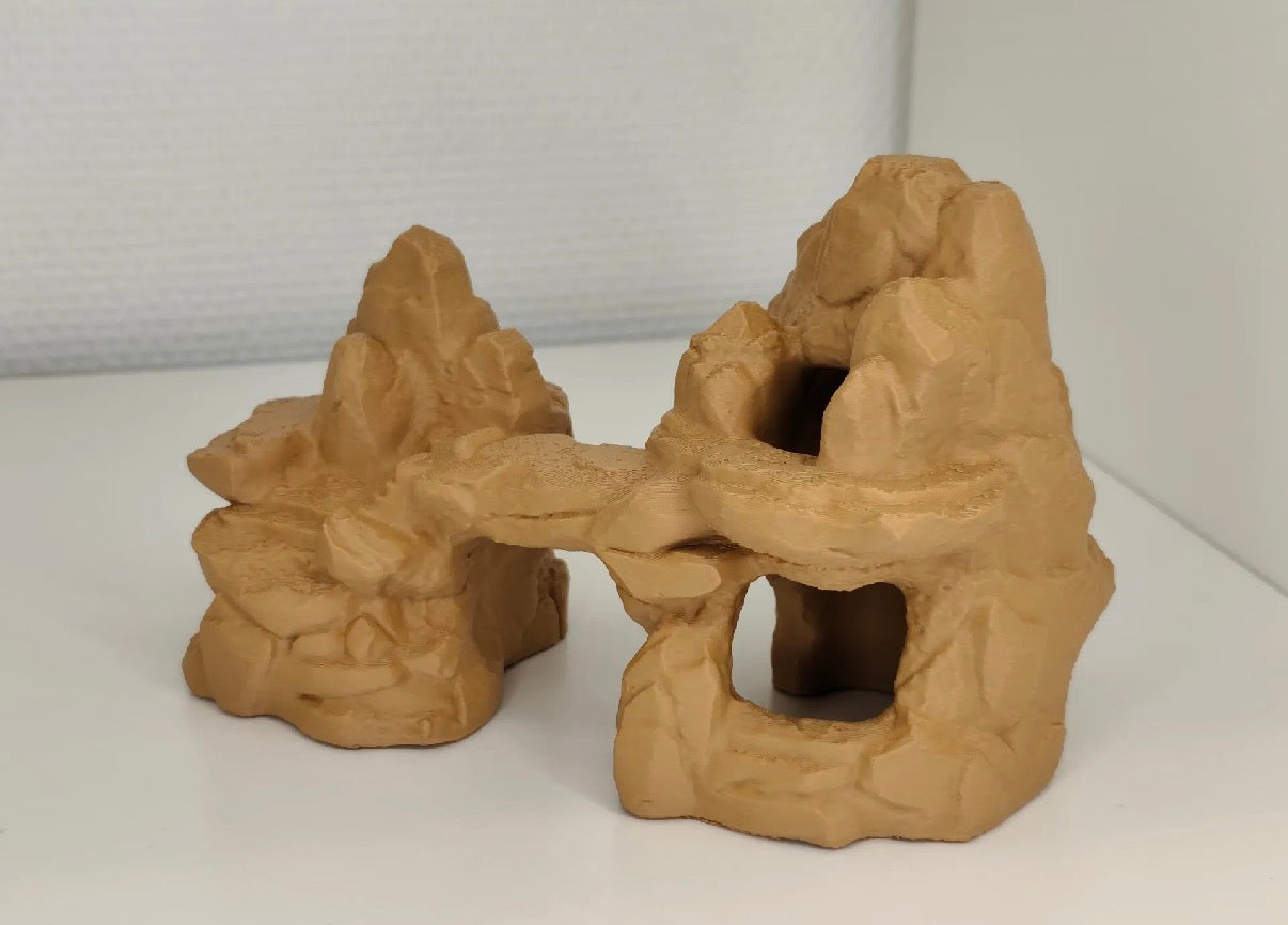 Aquarium Terrarium Desert Canyon Bridge & Caves