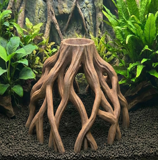 Natural Mangrove Stump Hideout Aquarium Decoration
