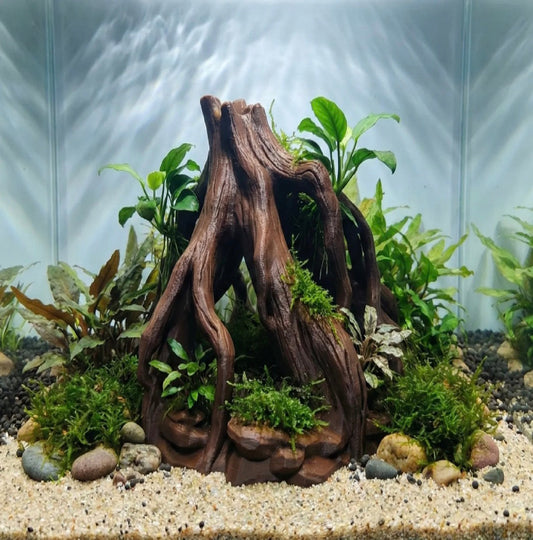 Aquarium Terrarium Tall Mangrove Root Cave