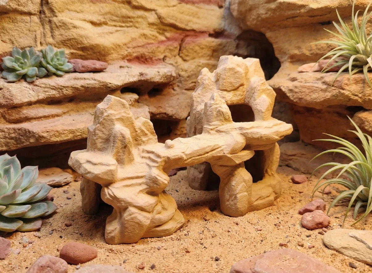 Aquarium Terrarium Desert Canyon Bridge & Caves