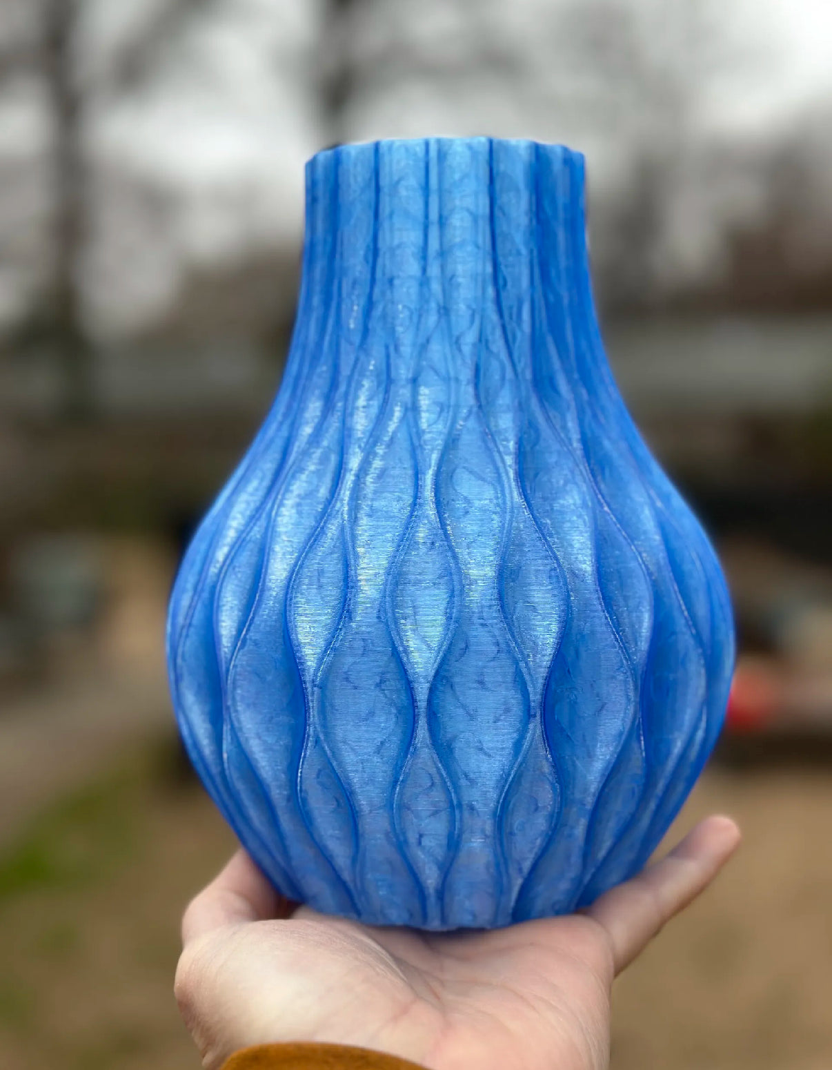 Vase for brick flowers v2
