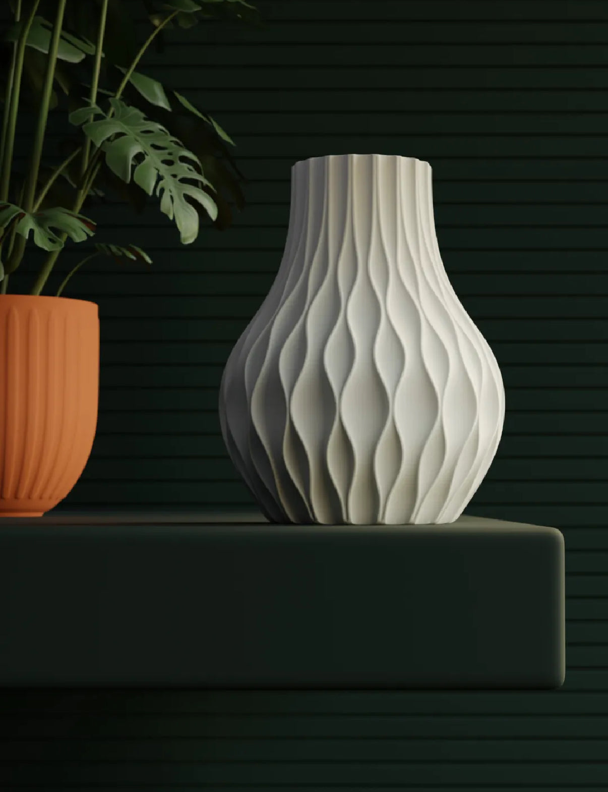 Vase for brick flowers v2