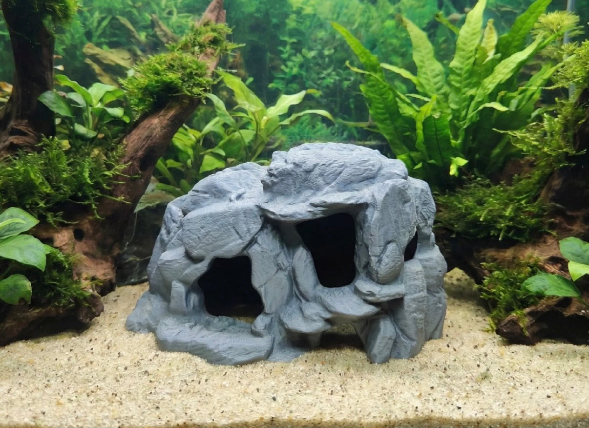 Naturalistic Rock Cave System Aquarium Hideout