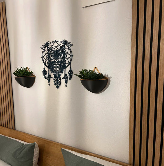 Vase Kade B2 with Wall Mount