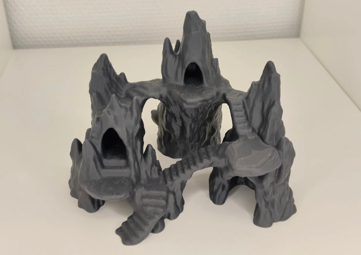 Aquarium Terrarium Fantasy Rock Stone Fortress