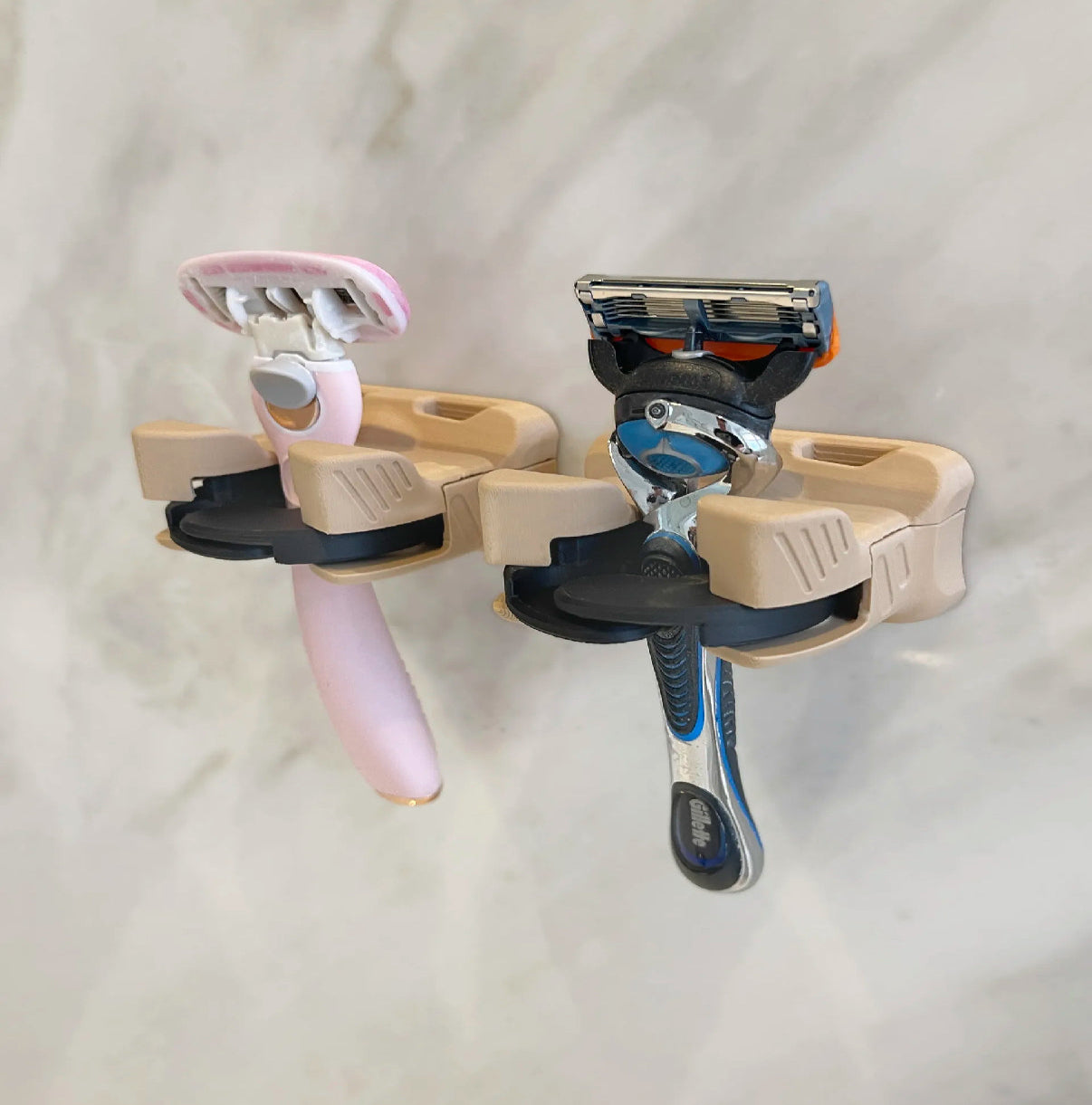 Mechanical Razor &amp; Shaver Holder – Fidget Design (Set of 2)