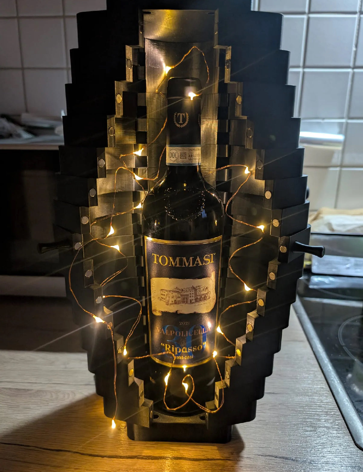 Folding Door Wine Box (lights and liquors are not included)