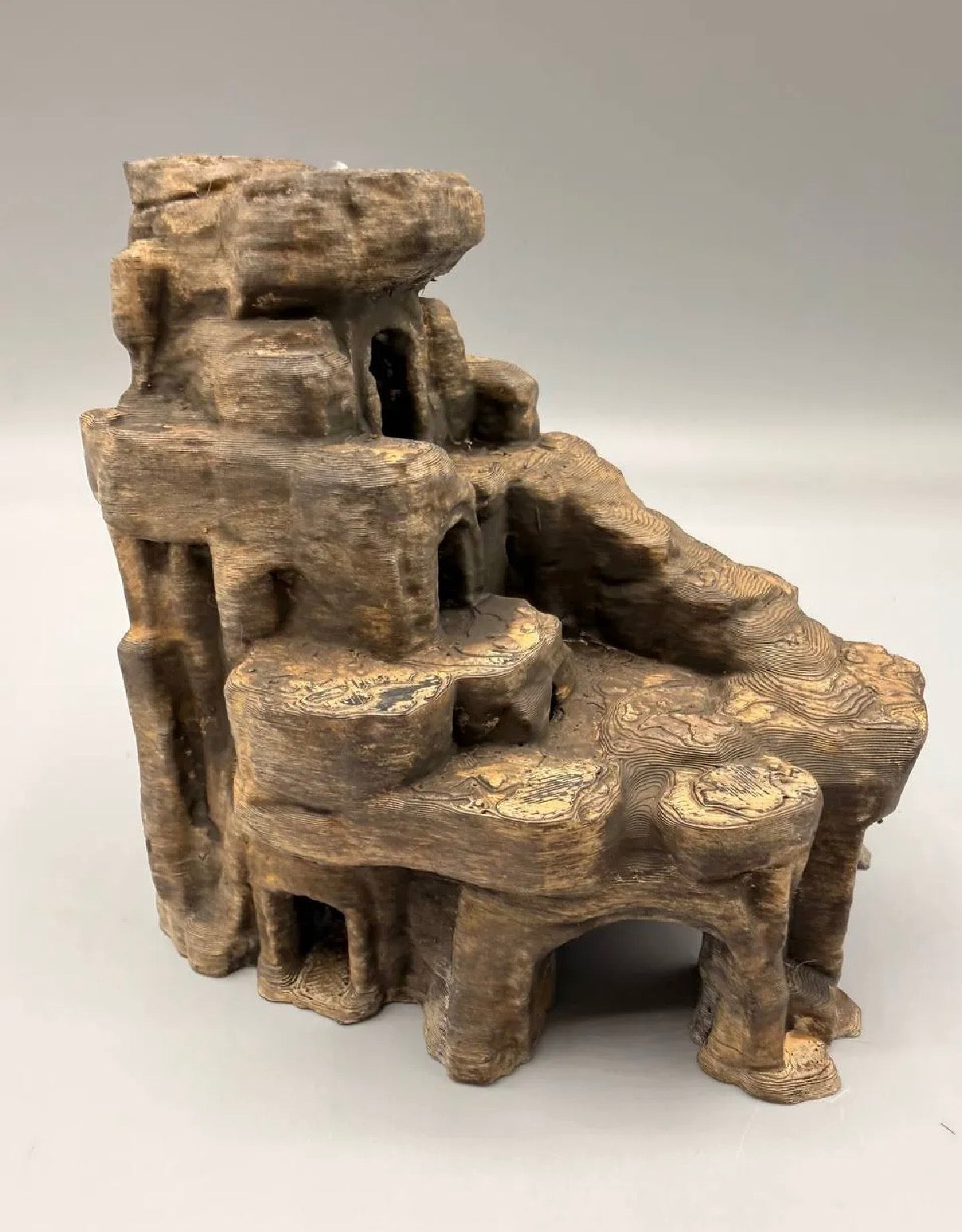 Desert cave aquarium 2 story