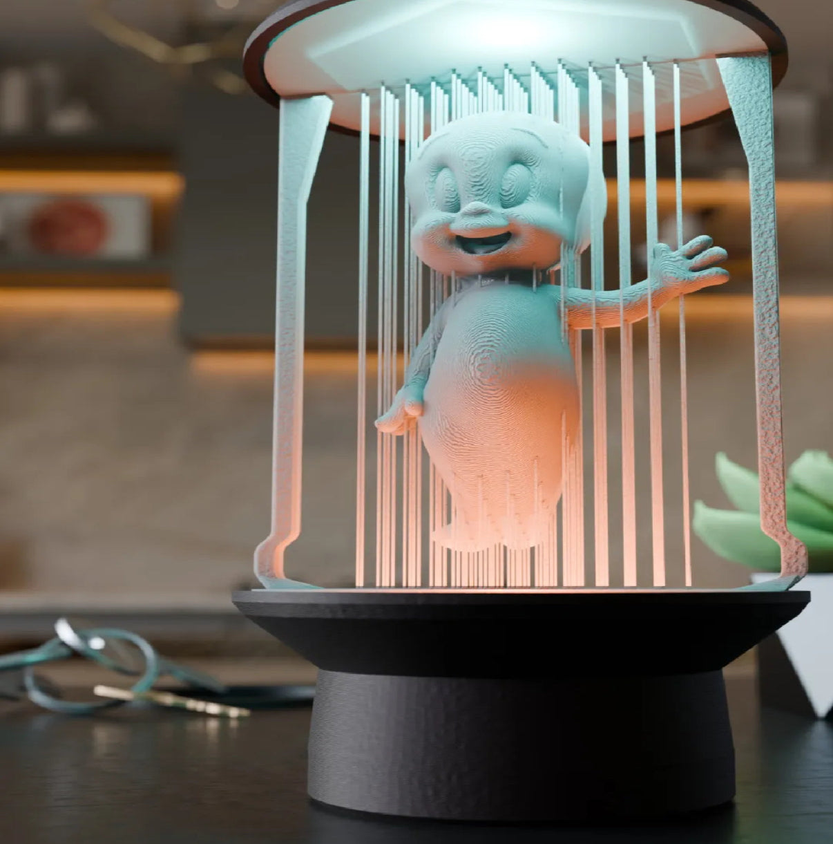 Casper The Ghost-Inspired String Lamp