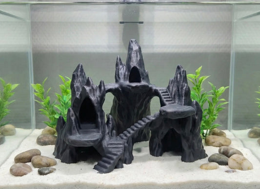 Aquarium Terrarium Fantasy Rock Stone Fortress