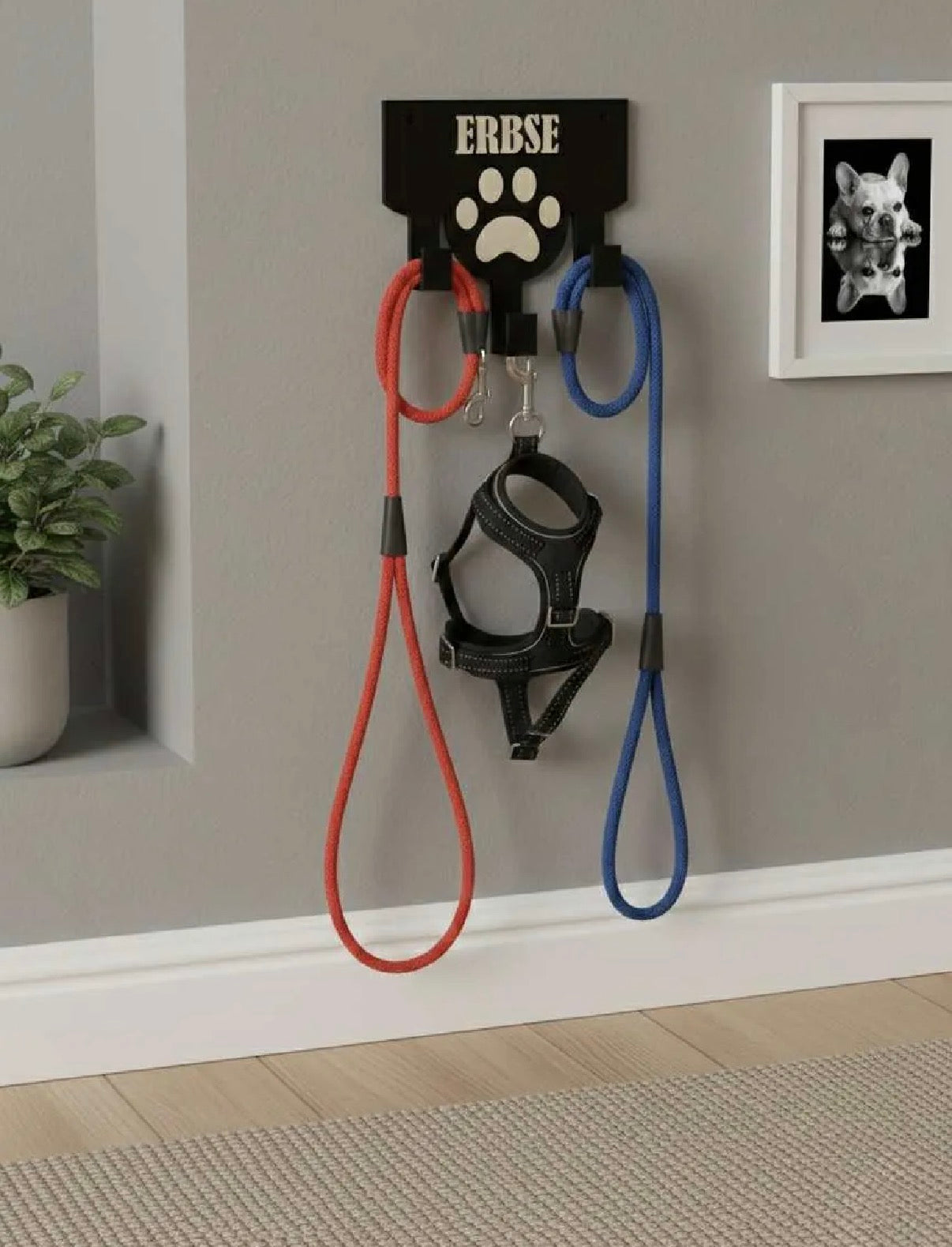 Dog Leash Holder with Name - customizable