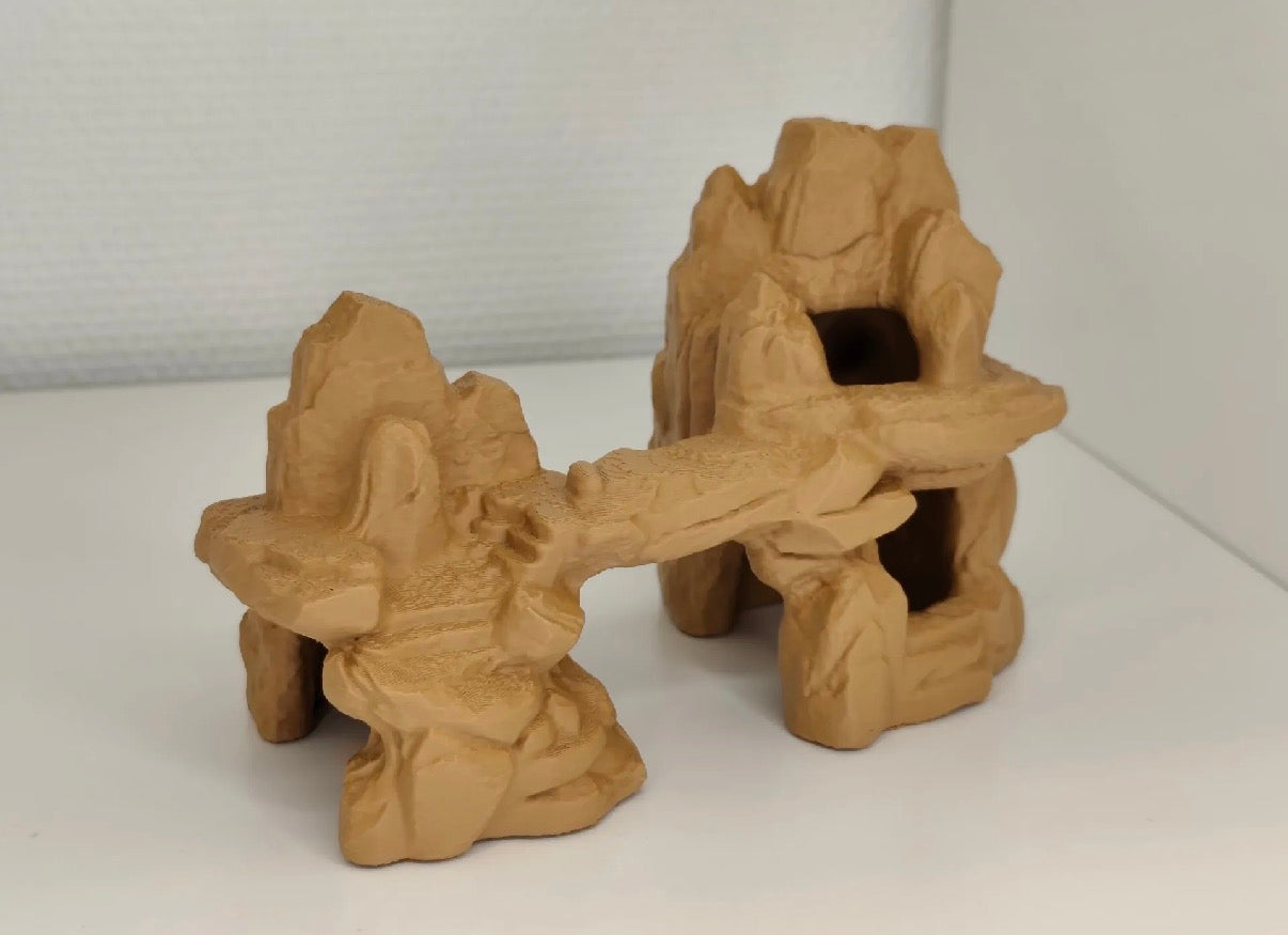Aquarium Terrarium Desert Canyon Bridge & Caves