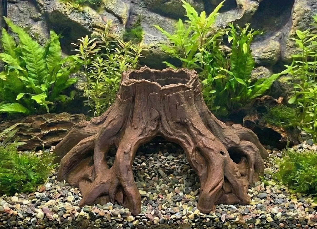 Aquarium Terrarium Root Tree Stump Cave Hideout