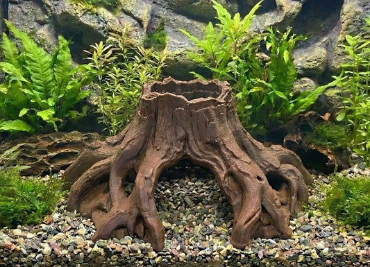 Aquarium Terrarium Root Tree Stump Cave Hideout