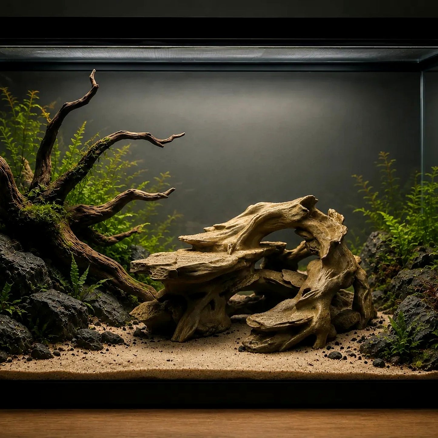 Tropical Driftwood Cave Terrarium & Aquarium